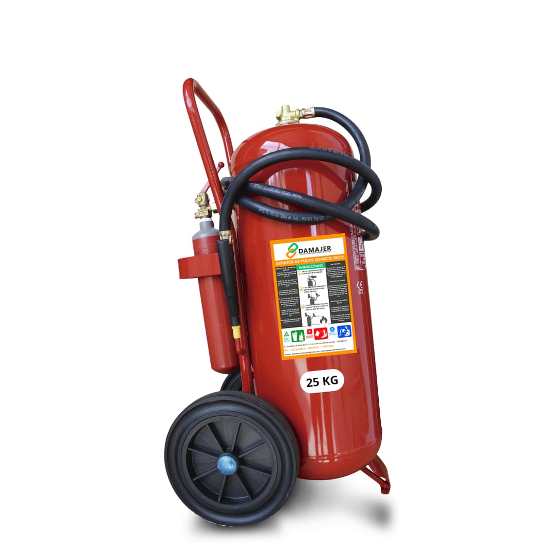 Extintor Rodante CO₂ 22.5 kg BC